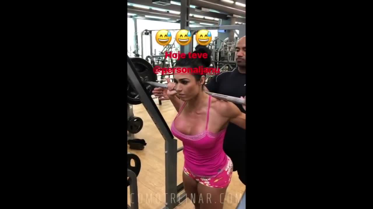 Gracyanne Barbosa - Treino LEVE para pernas e abdomen