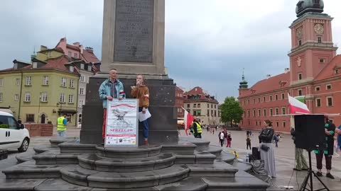 13.05 Protest przeciw WHO dziś pod kolumną Zygmunta ||| Wazy 13-05-22rok.