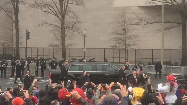 President Trump inaugural motorcade 2020, now know the spots for 2024!