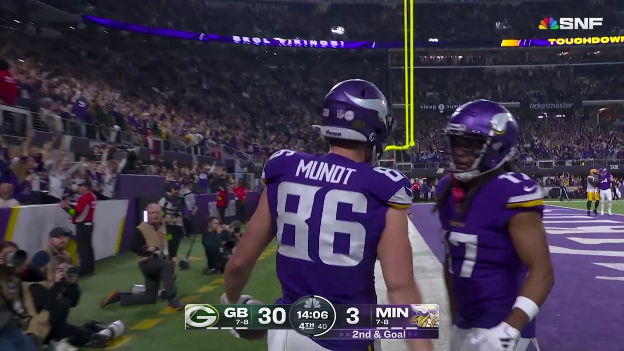 Green Bay Packers vs. Minnesota Vikings 2023 Week 17 Game Highlights