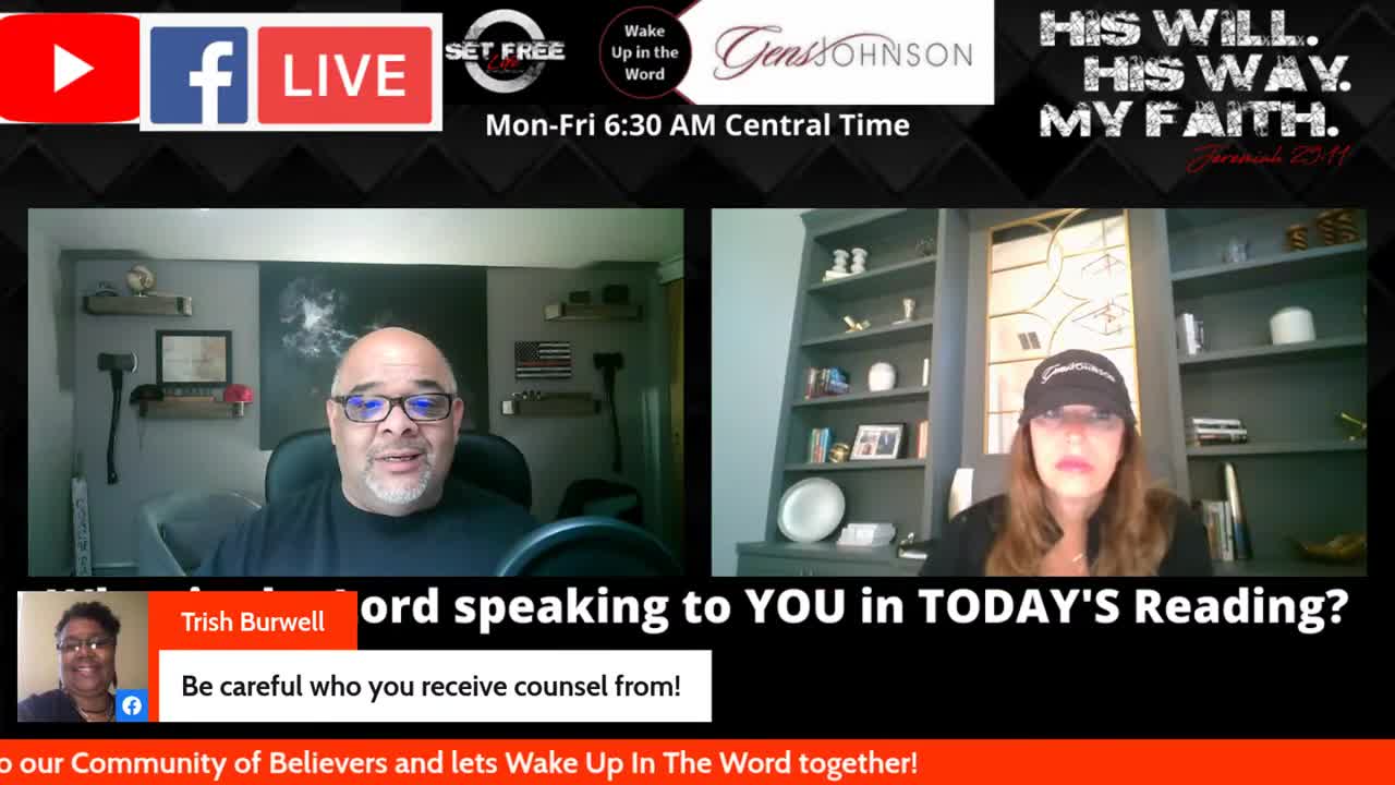 E. 247 "Wake Up In The Word" with Pastor Paul & Gens Johnson, The Mindset Master