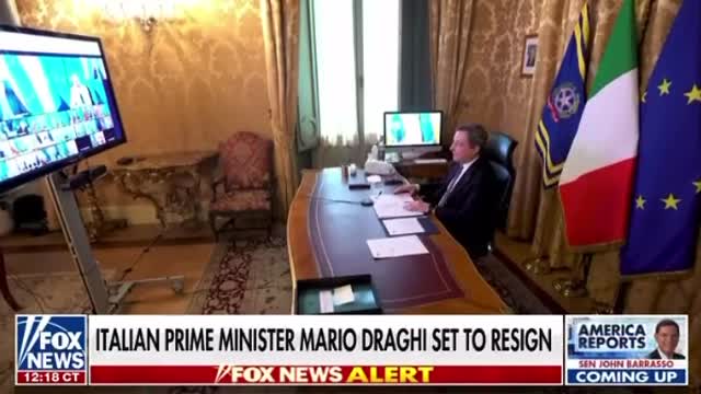 Italian Prime Minister Mario Draghi Set To Resign.