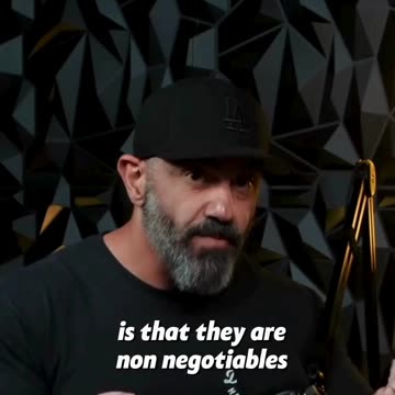 They are non negotiables.