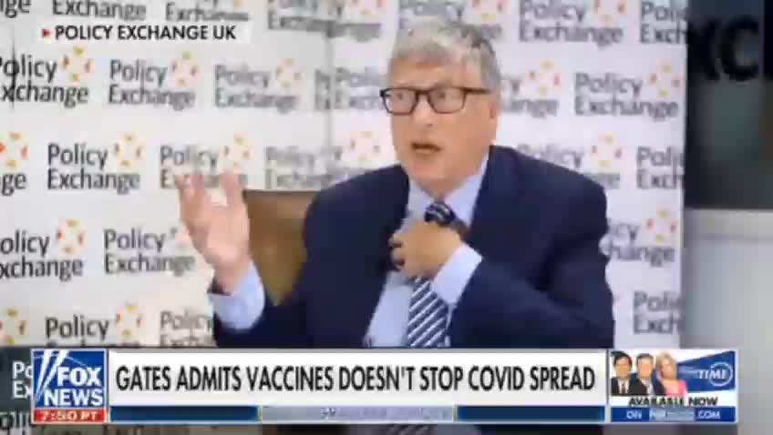 Bill Gates admet que les vaccins n'empĂȘchent pas la propagation du COVID