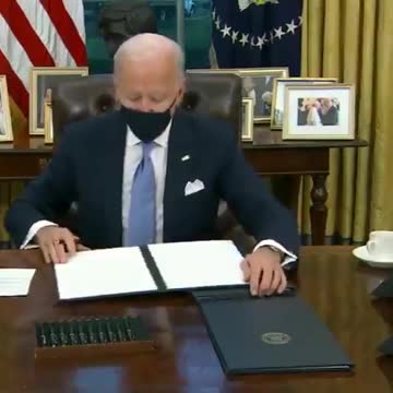 Biden's First Day