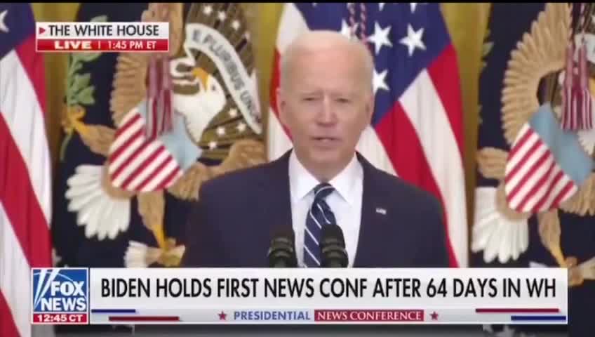 Biden 1st Press Conference - The Grammy goes to ... 2