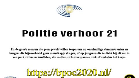 Bpoc Politie verhoor 21