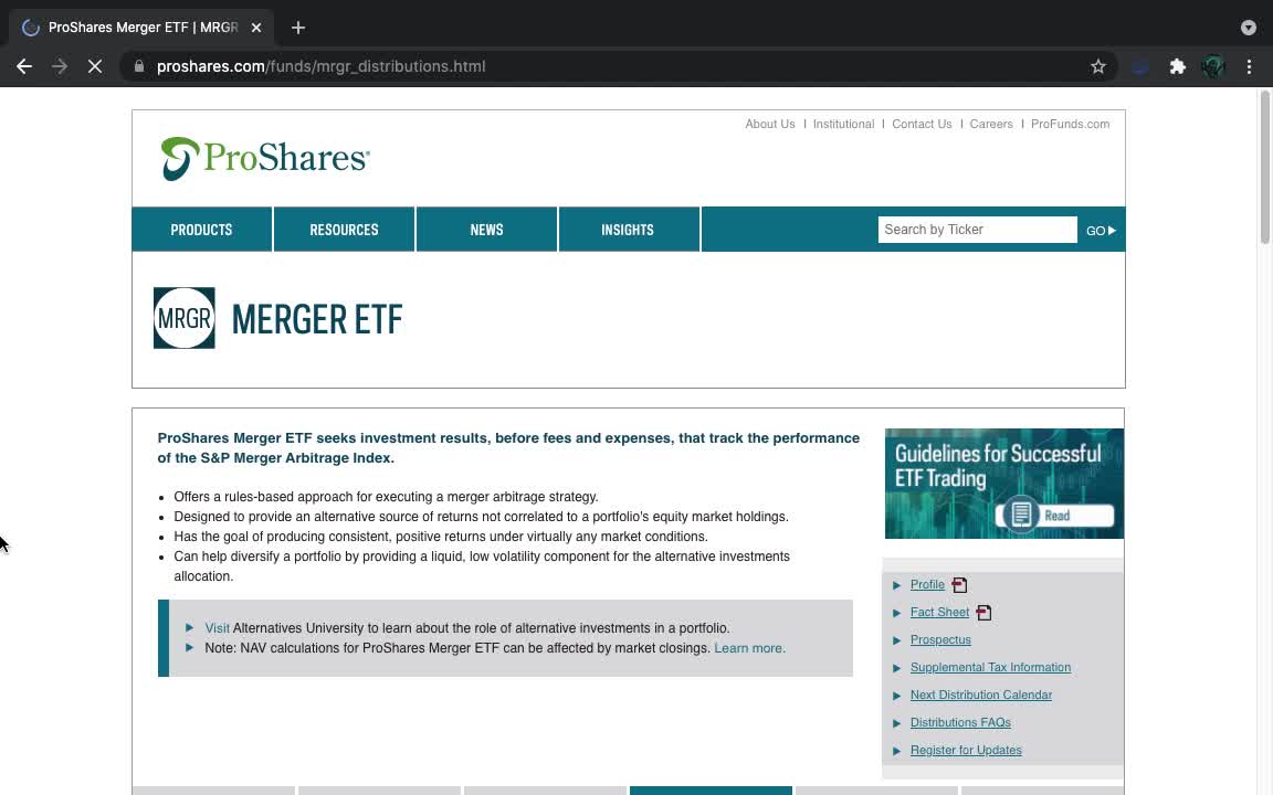 MRGR ETF Introduction (Merger Arbitrage Strategy)