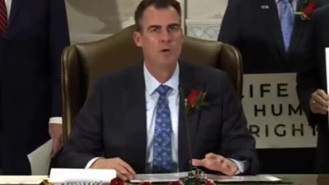 Gov Stitt of OK Banned Nearly All of Abortions Today
