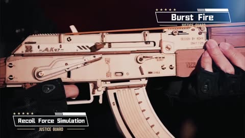 Unleash Your Inner Gunsmith with the Robotime Rokr Justice Guard AK-47!