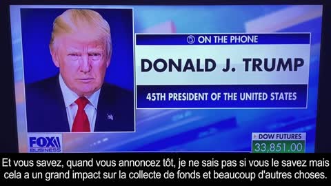 30 Avril 2021 Message de Donald Trump