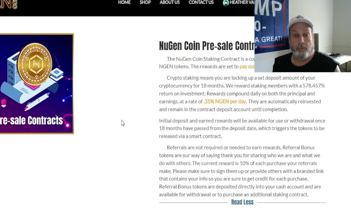 How To Purchase A NuGen Coin Staking Contract