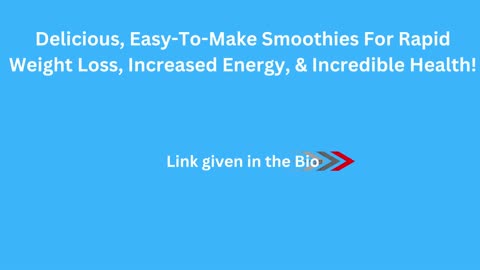 Make Smoothies For Rapid Weight Loss