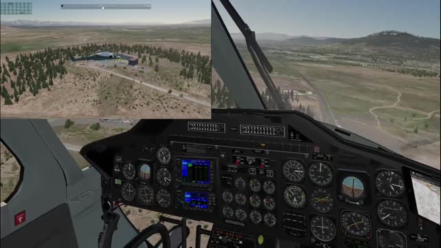 X-Plane 11 - 222UT - Helicopter Spin Of Doom