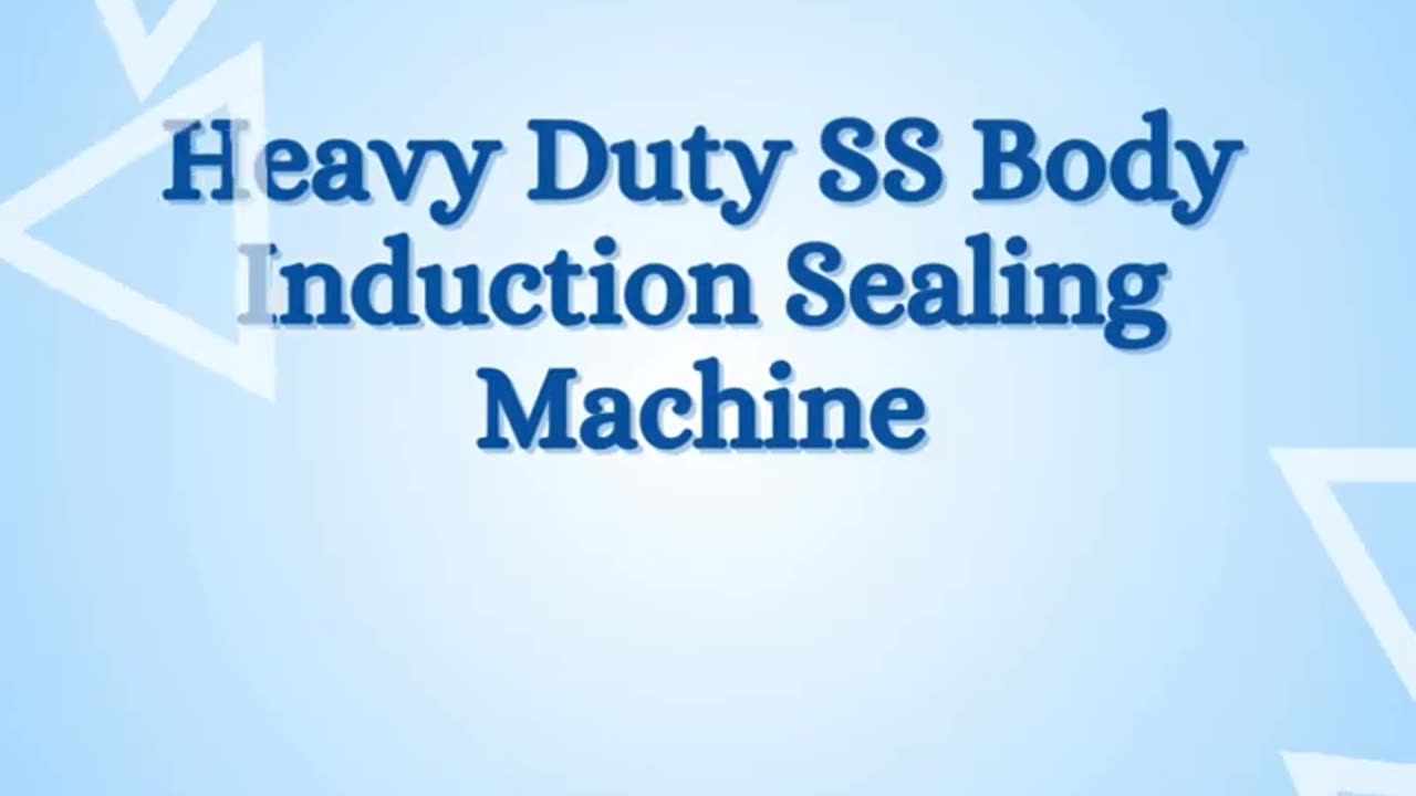 Heavy Duty SS Body Induction Sealing Machine.