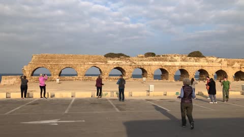 Day 1, 02: Aquaduct at Caesarea