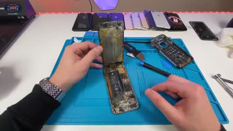 This Rusted iPhone was found underwater____ can we repire it.