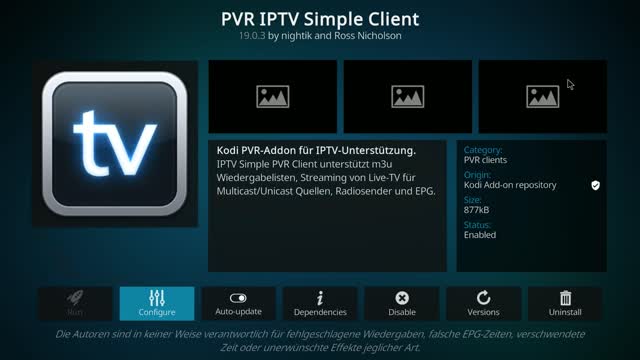 Kodi Setting