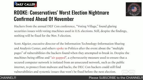 Rampant Voter Fraud Ahead Of Election Day