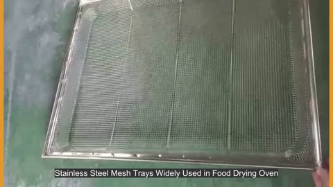 Food Grade Mesh Metal Trolley for Food Drying Oven