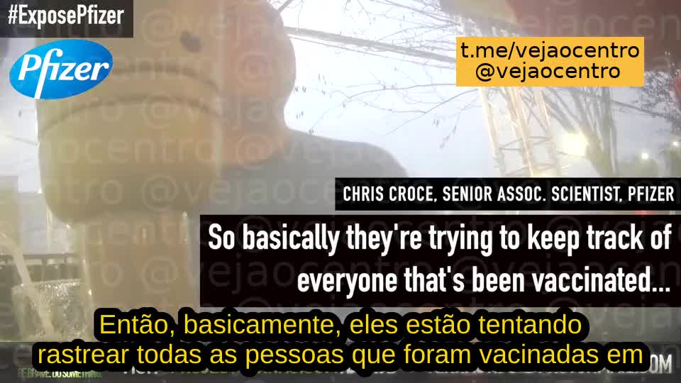 Bomba! Cientistas da Pfizer - com câmera escondida