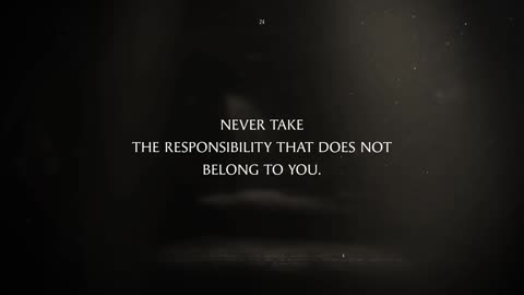 Never Take The Responsbility