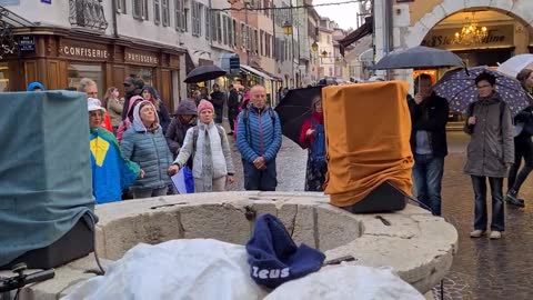 Manifestation Annecy le 30 10 2021