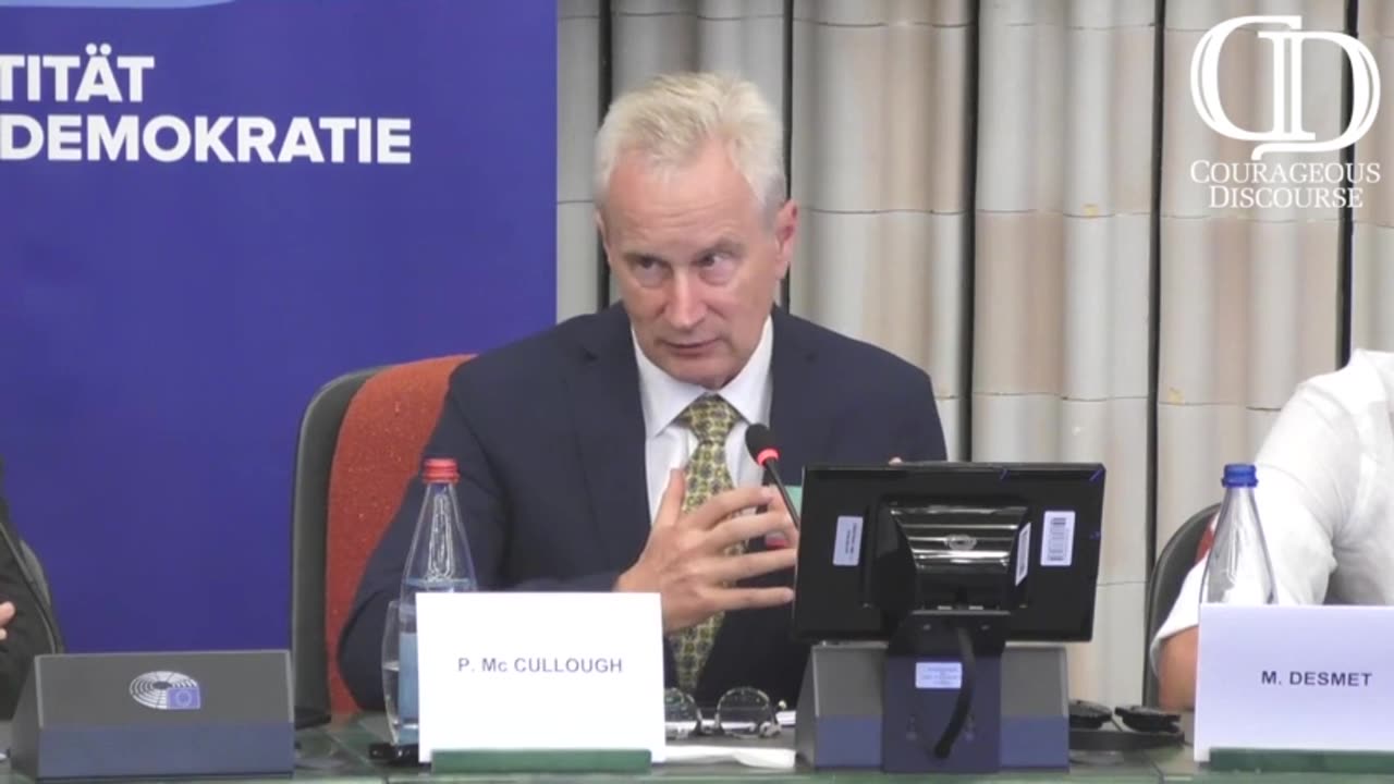 MUST WATCH & SHARE! Dr. Peter McCullough At The European Union Parliament