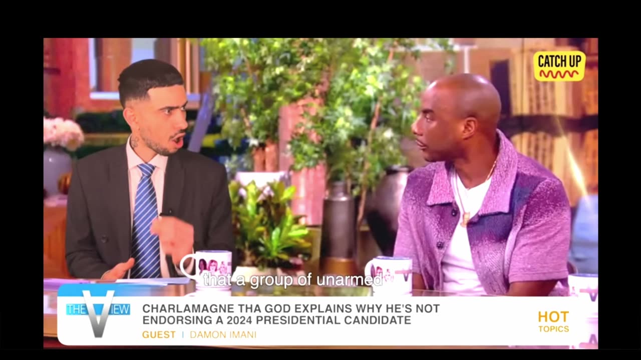 “Charlamagne on The View: Damon Imani Reacts to Political Commentary”