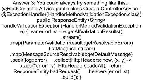 Custom error messages in Spring Rest Api validation ProblemDetails