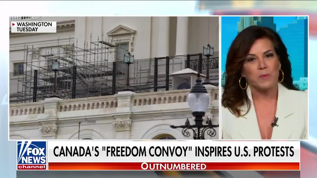 Outnumbered Feb. 24, 2022 Michele Tafoya urges Biden to invite trucker convoy to the White House