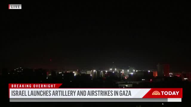 News update. Israel Launches Artillery And Airstrikes Against Gaza