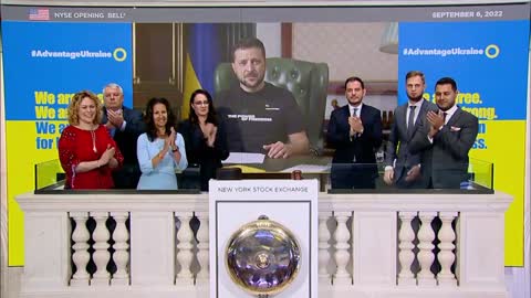 Zelensky Opens Up The Stock Market With An "Invest in Ukraine" Speech