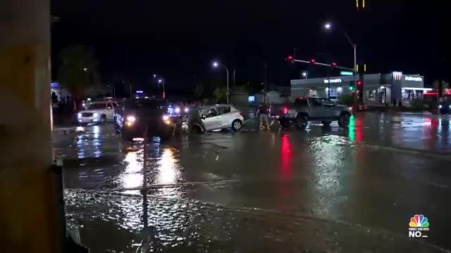 Severe Storms Cause Flooding In Las Vegas