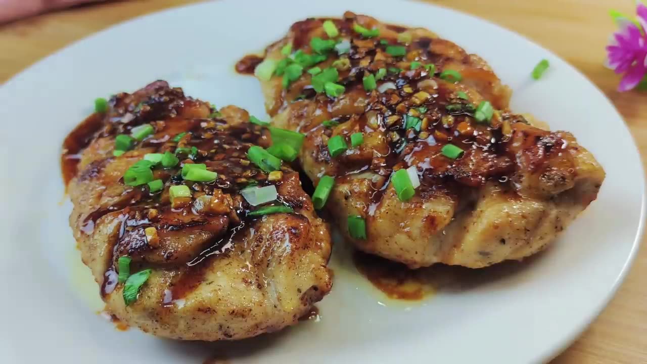 Honey garlic chicken ! Dinner ready in 15 minutes