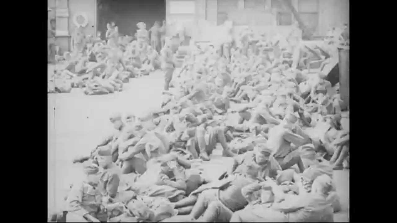 Embarkation Activities New York Harbor 1918
