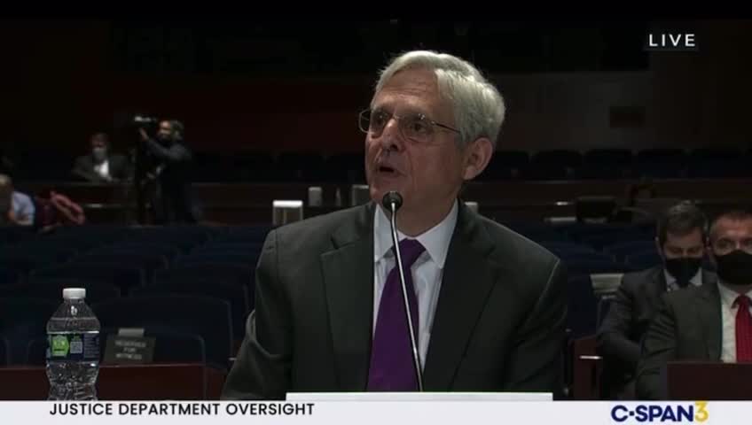 Merrick Garland claims he knows nothing about Climate change Insurrectionist 10/21/2021