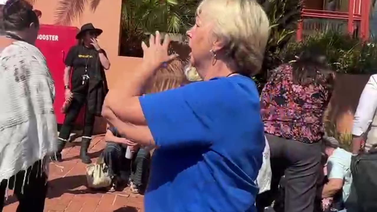 Deborah has health problem outside in the street the court house After Judge Flees The Court