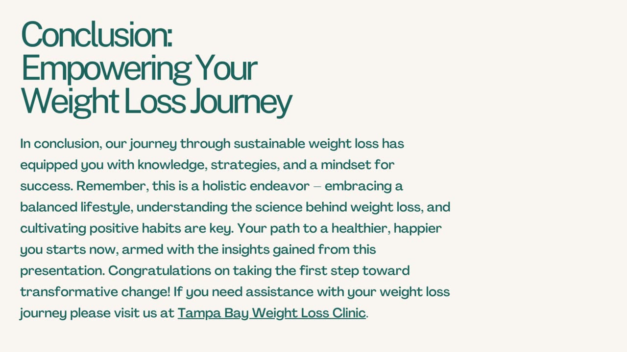 Start Your Weight Loss Journey | Tampa Bay Weight Loss Clinic