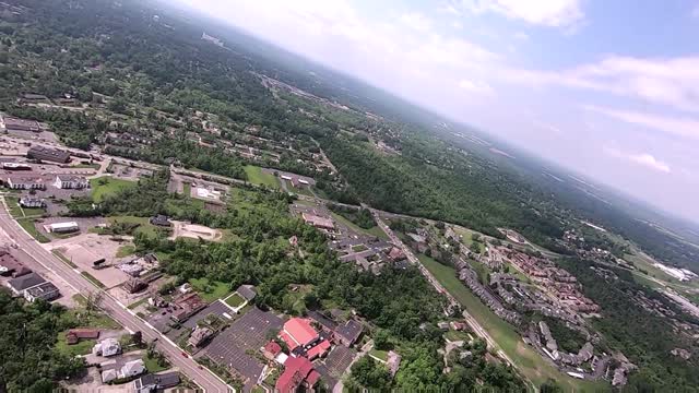 Tornado damage track Dayton Ohio May 27, 2019. on Memorial Day.