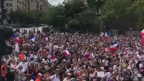 Paris Protests Calling for the Resignation of Macron