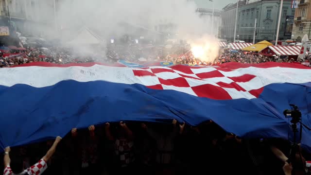 Hrvatska zastava na Trgu