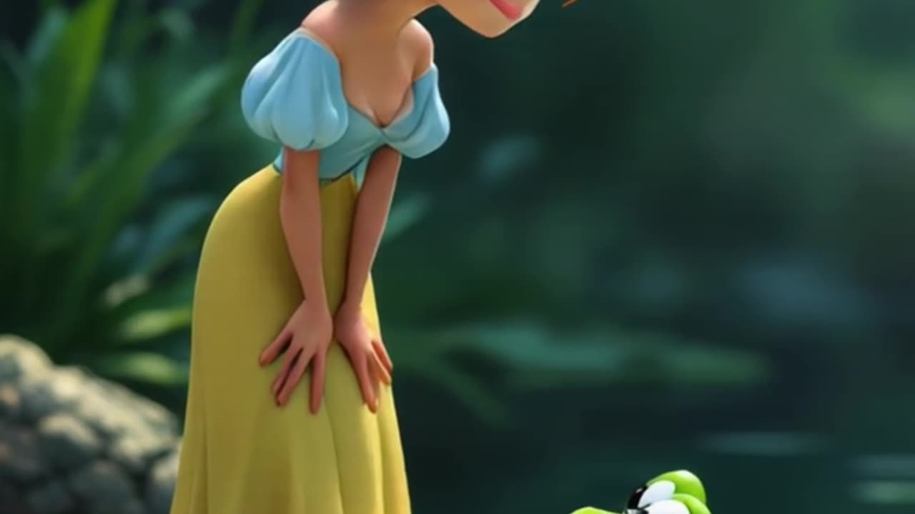 Golden Ball Lost and Found: The Princess and the Frog's Magical Lesson! #shorts #animatedshort