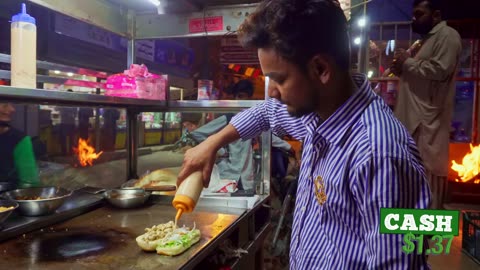 Five Meals for $5 in Pakistan!! Cheapest Karachi Street Foods!!