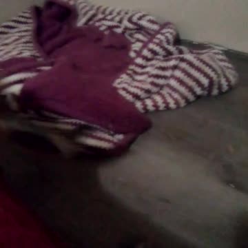 This is how he sleeps