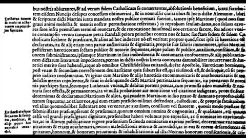 SS. Leonis PP. X Bulla "Decet Romanum Pontificem" Excommunicare Martinum Lutherum (3 Ian. 1521)