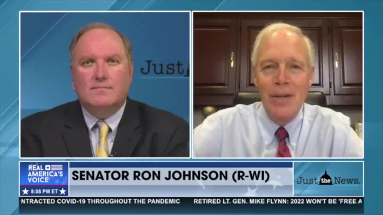 Senator Johnson on John Solomon Real America's Voice 6.22