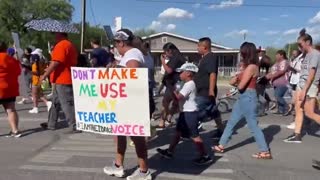 MASSIVE Protest Erupts in Uvlde, Texas, Demanding Answers From Police Officials