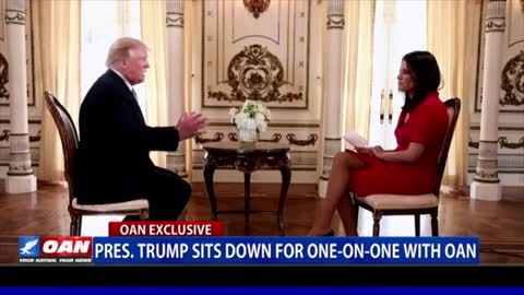 DJT interview with OAN, talks about Biden introducing communism