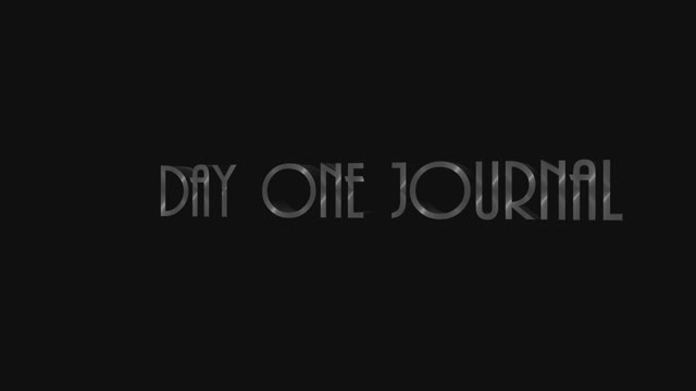 David Crowley's Day One Journal: Into The Gray